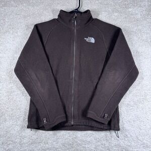 The‎ North Face Womens Warm Fleece Jacket Brown Size S Sm Small